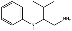 N-(1-amino-3-methylbutan-2-yl)aniline Structural