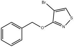 Isothiazole, 4-bromo-3-(phenylmethoxy)- Structural