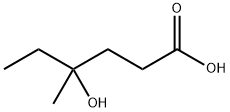 Hexanoic acid, 4-hydroxy-4-methyl- Structural