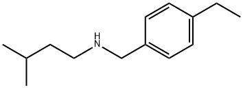 Benzenemethanamine, 4-ethyl-N-(3-methylbutyl)- Structural