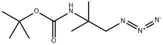 tert-butyl 1-azido-2-methylpropan-2-ylcarbamate Structural