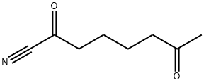 Octanenitrile, 2,7-dioxo- Structural