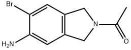 Ethanone, 1-(5-amino-6-bromo-1,3-dihydro-2H-isoindol-2-yl)- Structural