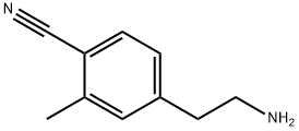 Benzonitrile, 4-(2-aminoethyl)-2-methyl- Structural