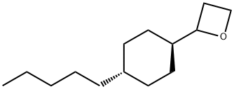 Oxetane, 2-(trans-4-pentylcyclohexyl)- Structural