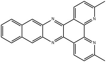 Benzo[i]dipyrido[3,2-a:2',3'-c]phenazine, 3,6-dimethyl- Structural