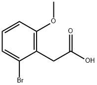Benzeneacetic acid, 2-bromo-6-methoxy- Structural