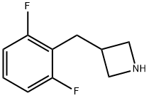 Azetidine, 3-[(2,6-difluorophenyl)methyl]- Structural
