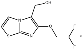 Imidazo[2,1-b]thiazole-5-methanol, 6-(2,2,2-trifluoroethoxy)- Structural