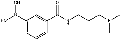 Boronic acid, B-[3-[[[3-(dimethylamino)propyl]amino]carbonyl]phenyl]- Structural