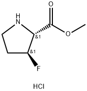 L-Proline, 3-fluoro-, methyl ester, hydrochloride (1:1), (3S)-