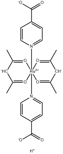 Ru(III) (acac)2(py-4-COOH)(Py-4-COO) Structural