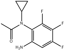 Acetamide, N-(6-amino-2,3,4-trifluorophenyl)-N-cyclopropyl- Structural