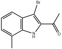 Ethanone, 1-(3-bromo-7-methyl-1H-indol-2-yl)- Structural