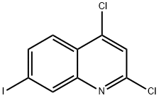 Quinoline, 2,4-dichloro-7-iodo- Structural