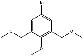 Benzene, 5-bromo-2-methoxy-1,3-bis(methoxymethyl)- Structural