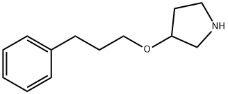 Pyrrolidine, 3-(3-phenylpropoxy)- Structural