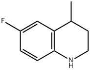 Quinoline, 6-fluoro-1,2,3,4-tetrahydro-4-methyl- Structural