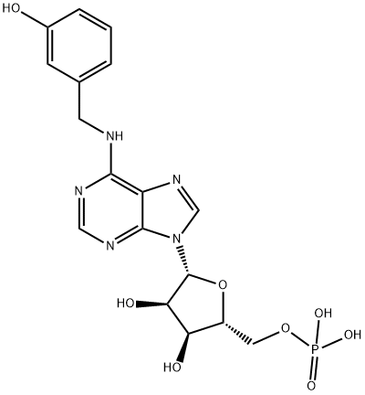 N-[(3-Hydroxyphenyl)methyl]-5'-adenylic acid Structural
