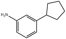 Benzenamine, 3-cyclopentyl- Structural