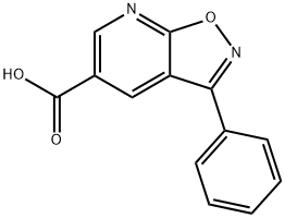 Isoxazolo[5,4-b]pyridine-5-carboxylic acid, 3-phenyl- Structural