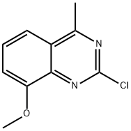 Quinazoline, 2-chloro-8-methoxy-4-methyl- Structural