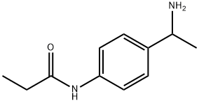 Propanamide, N-[4-(1-aminoethyl)phenyl]- Structural