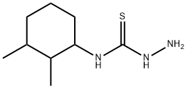 Hydrazinecarbothioamide, N-(2,3-dimethylcyclohexyl)- Structural