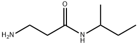Propanamide, 3-amino-N-(1-methylpropyl)- Structural