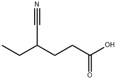 Hexanoic acid, 4-cyano- Structural