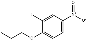 Benzene, 2-fluoro-4-nitro-1-propoxy- Structural