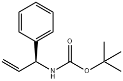 tert-butyl (S)-1-phenylallylcarbamate Structural
