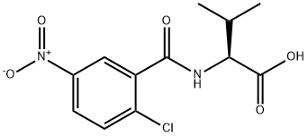 L-Valine, N-(2-chloro-5-nitrobenzoyl)- Structural