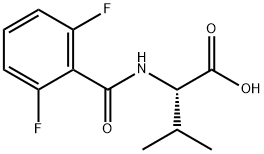 L-Valine, N-(2,6-difluorobenzoyl)- Structural