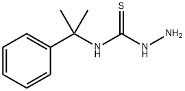 Hydrazinecarbothioamide, N-(1-methyl-1-phenylethyl)- Structural
