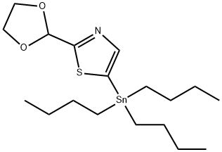 Thiazole, 2-(1,3-dioxolan-2-yl)-5-(tributylstannyl)- Structural