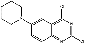 Quinazoline, 2,4-dichloro-6-(1-piperidinyl)- Structural