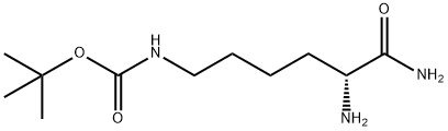 H-D-Lys(Boc)-NH2 Structural