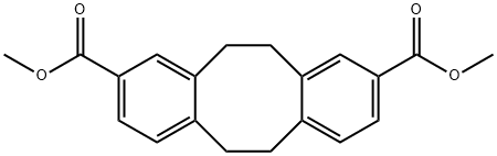 Dimethyl 5,6,11,12-Tetrahydrodibenzo[a,e][8]annulene-2,9-dicarboxylate Structural