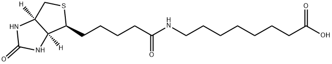 Octanoic acid, 8-[[5-[(3aS,4S,6aR)-hexahydro-2-oxo-1H-thieno[3,4-d]imidazol-4-yl]-1-oxopentyl]amino]- Structural