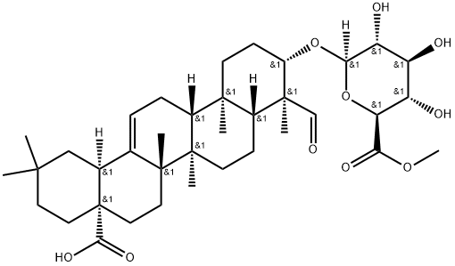 gypsogenin-3-O-glucuronide Structural