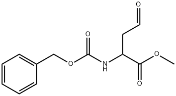 Butanoic acid, 4-oxo-2-[[(phenylmethoxy)carbonyl]amino]-, methyl ester Structural