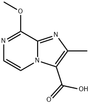 Imidazo[1,2-a]pyrazine-3-carboxylic acid, 8-methoxy-2-methyl- Structural