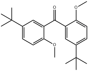 Bis[5-(1,1-dimethylethyl)-2-methoxyphenyl]methanone Dimethyl ether Structural