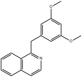Isoquinoline, 1-[(3,5-dimethoxyphenyl)methyl]- Structural