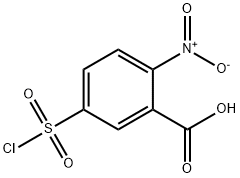 Benzoic acid, 5-(chlorosulfonyl)-2-nitro- Structural
