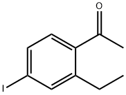 Ethanone, 1-(2-ethyl-4-iodophenyl)- Structural