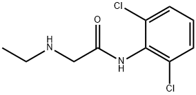Acetamide, N-(2,6-dichlorophenyl)-2-(ethylamino)- Structural