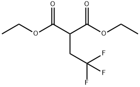 Propanedioic acid, 2-(2,2,2-trifluoroethyl)-, 1,3-diethyl ester Structural