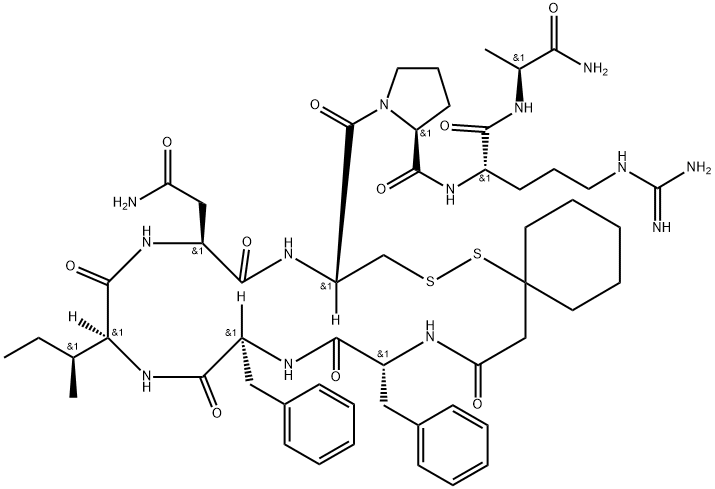 (d(CH?)?1,D-Phe2,Ile?,Ala-NH??)-Vasopressin